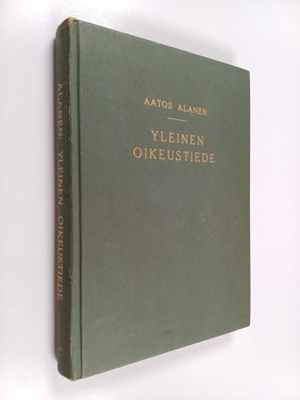 Aatos Alanen : Yleinen oikeustiede