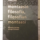 Kimmo Sarje - Montaasin filosofia, filosofian montaasi (sid) - pikkukuva 1