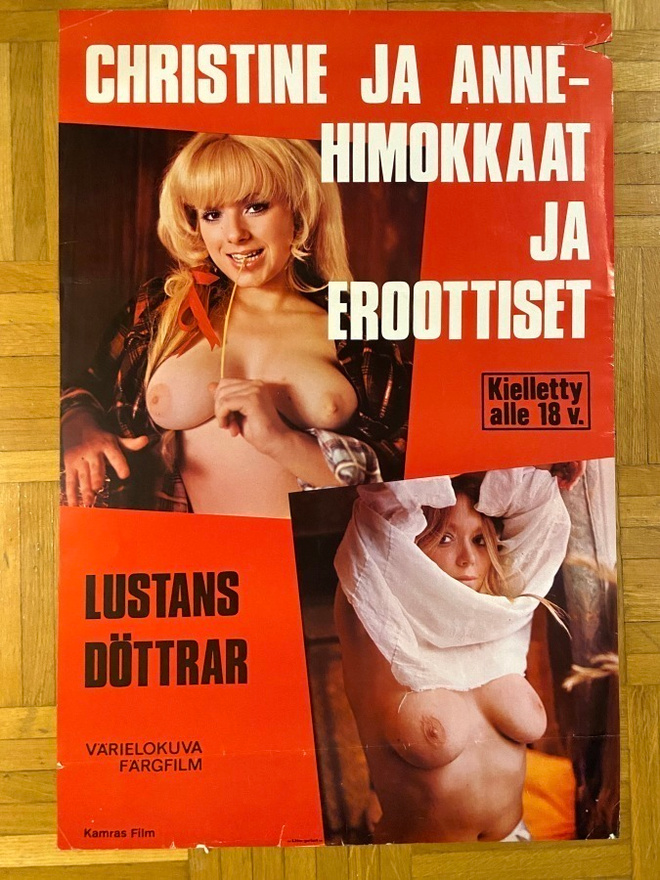 Vanha elokuvajuliste: Christine ja Anne