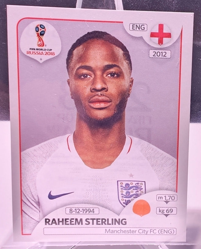 Raheem Sterling - Panini World Cup Russia 2018 Stickers