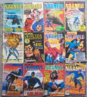 Mustanaamio 21 kpl 1979-2004