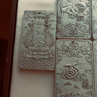 Vanha Tibetan Kiinalainen hopein complete set of 13 amuletti - pikkukuva 5