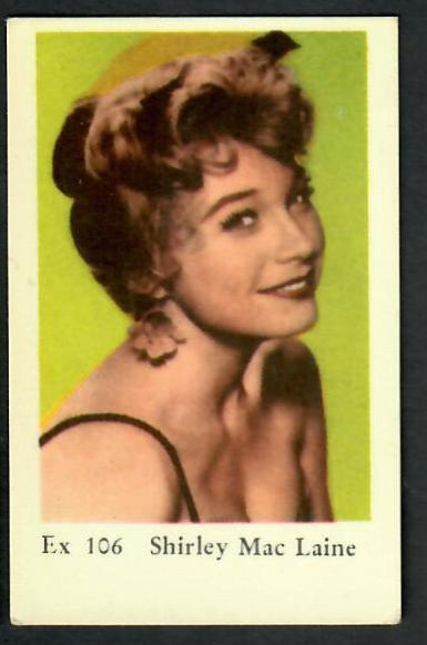 Keräilykuva - Shirley MacLaine Ex 106
