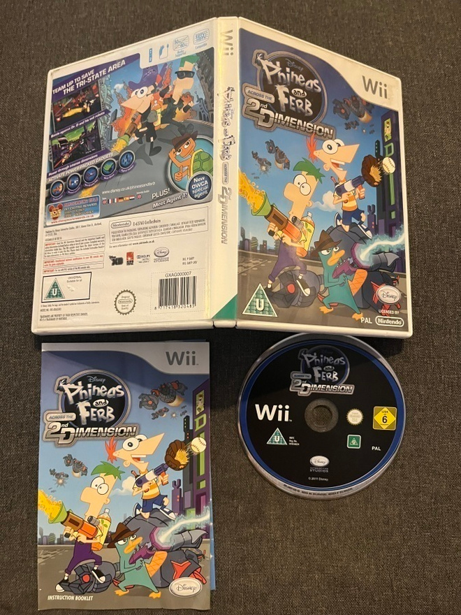 Phineas And Ferb Across The 2nd Dimension WII