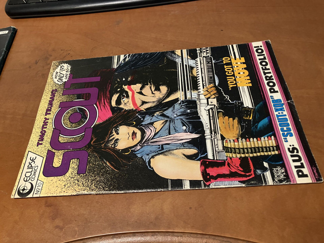 ECLIPSE COMICS SCOUT 10/1986 HYVÄ