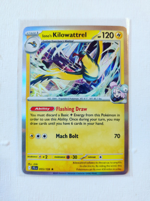 Iono's Kilowattrel Holo Rare