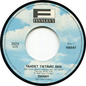 Danny :  Tähdet Tietävät Sen -  7"