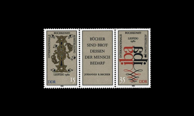 DDR 2697-8_ds ** Kirjataidenäyttely (1982)