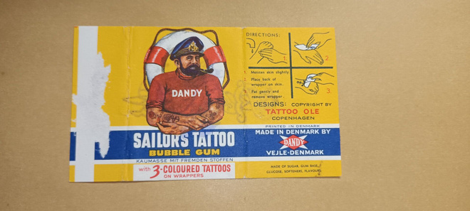 Dandy. Sailors Tattoo.