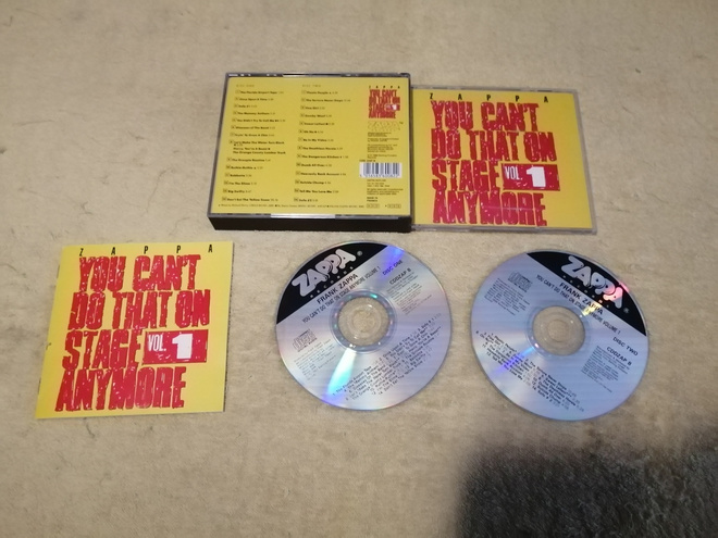 FRANK ZAPPA - You Can't Do That On Stage Anymore Vol. 1 2CD