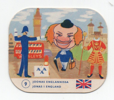 Kahvilappu n:o 9 JOONAS ENGLANNISSA