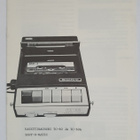 Sony TC-60A kasettinauhurin käyttöohje 70-luvulta (FI & ENG) - pikkukuva 3
