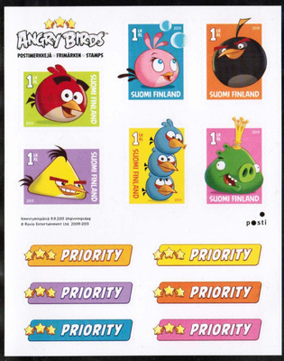 2013 Angry Birds, postituore pienoisarkki.