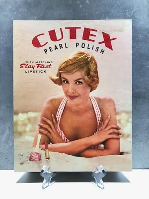 Cutex-mainos 1950-luvulta