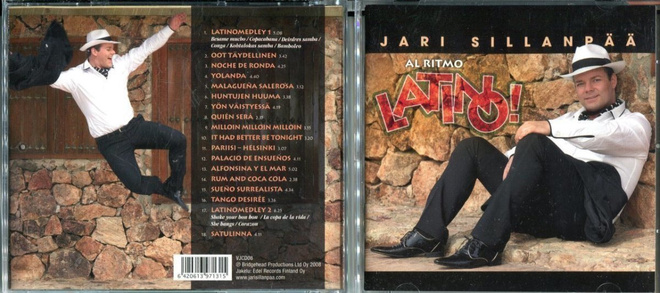 JARI SILLANPÄÄ: A Ritmo Latino (CD), 2008, ks. ESITTELY