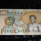 Ghana 5 Cedis 1977 P15 UNC- - pikkukuva 1