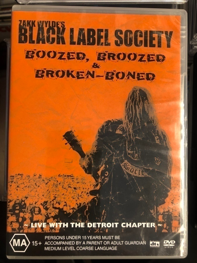 ZAKK WYLDE’S BLACK LABEL SOCIETY - Boozed, Broozed,... DVD
