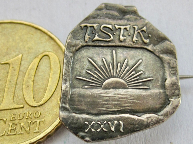 VANHA Merkki TSTK XXVI Hopeaa 1916