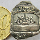 VANHA Merkki TSTK XXVI Hopeaa 1916 - pikkukuva 1