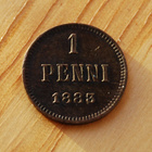 Suomi 1 penni 1888 (Aleksanteri III) - pikkukuva 2