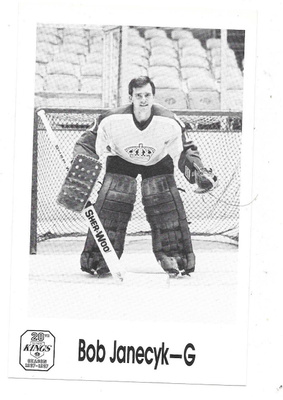 1987 LA Kings 20th Ann #30 Bob Janecyk komea MV-kortti