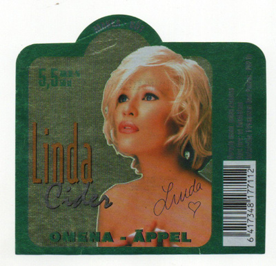 Etiketti LINDA LAMPENIUS . Omena Cider.