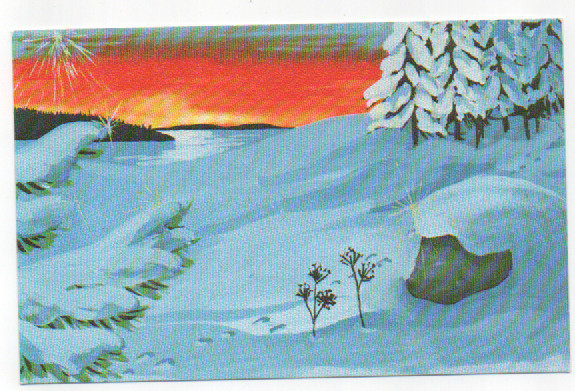Invalidiliitto : Talvinen aamurusko