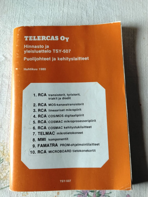 hinasto ja yleiluettelo puolijohteet ja kehityslaitteet