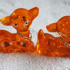 Bambi pari figuuri Made in Hong Kong vintage - pikkukuva 1
