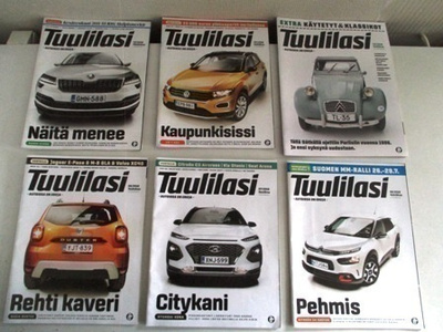 Tuulilasi-lehtiä1,50€ kpl