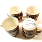 Marimekko Siirtolapuutarha mukit 4kpl musta-beige - pikkukuva 4