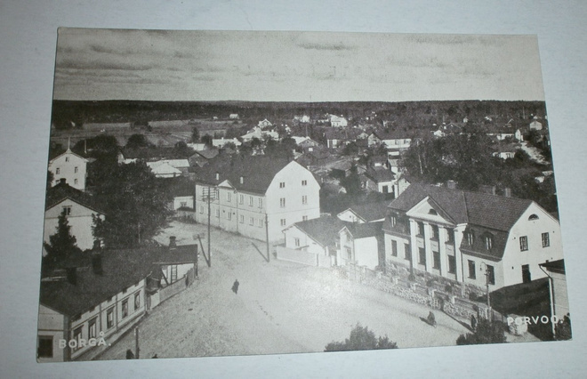 Porvoo, vanhaa keskustaa, vanha mv pk, ei p.