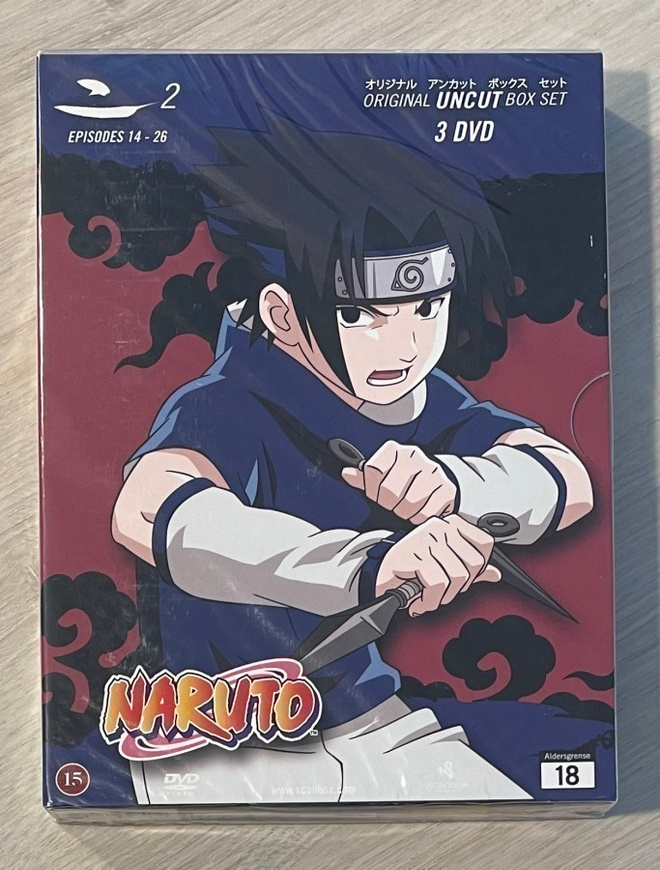 NARUTO: Jaksot 14-26 (3DVD) Original Uncut Box (UUSI)