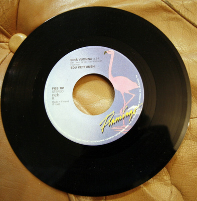 Edu Kettunen : Elämä Jatkuu / Sinä Vuonna 7"Single