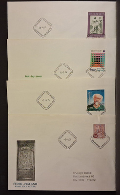 FDC 1 - 1974 4 kpl