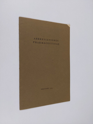 Abbreviationes pharmaceuticae