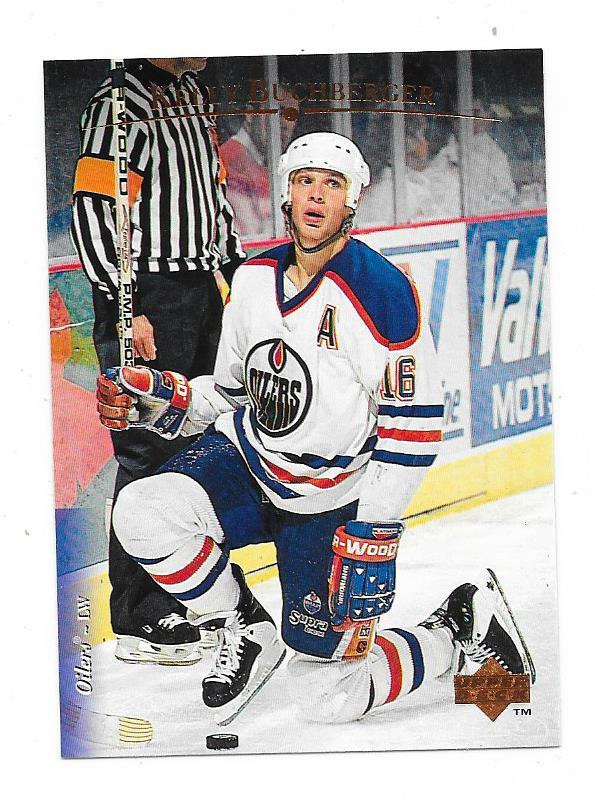1995-96 Upper Deck #121 Kelly Buchberger Edmonton Gooni