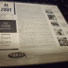 CD : Al and Zoot - Al Cohn Quintet ( Vinyl Replica ) - pikkukuva 2