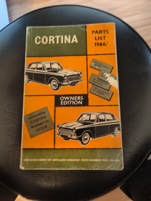 Cortinan varaosakirja.