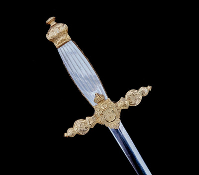 Aatelismiehen pukumiekka (1800-luku, Ruotsi)