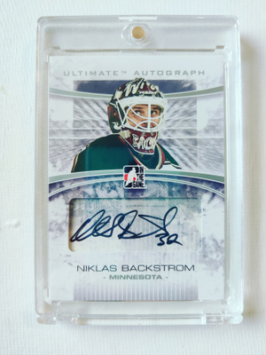 Niklas Bäckström - 08-09 ITG Ultimate Autograph /24