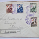 Ensipäiväkuori FDC Punanen Risti Sarja PostimerkinPäivä 1938 - pikkukuva 1