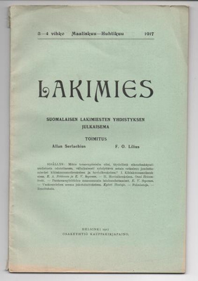 Lakimies 1917 ( vihot 3-4)