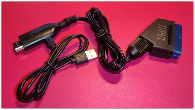 Uusi Scart - HDMI muunninadapteri #31302
