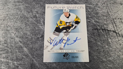 Valtteri Puustinen 2022-23 SP Authentic Future Watch Auto