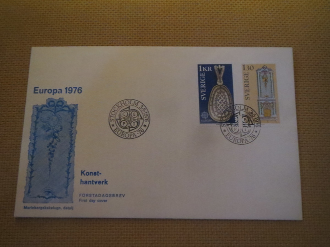 Ruotsi: FDC Europa - taidekäsityö