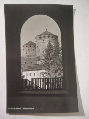 VANHA Postikortti Savonlinna 1930-l Alkup.Mallikappale