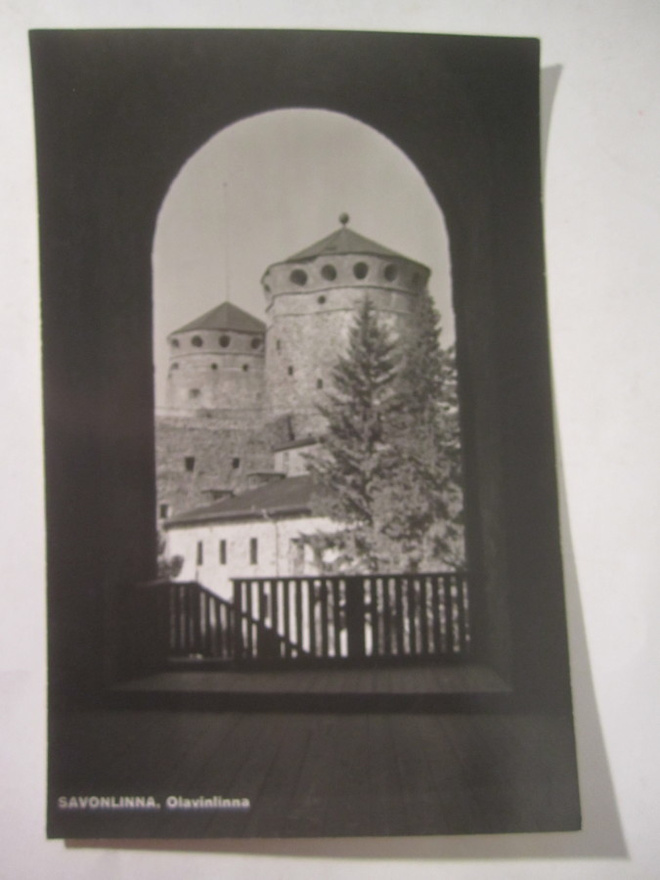 VANHA Postikortti Savonlinna 1930-l Alkup.Mallikappale