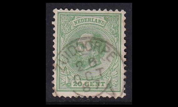 Alankomaat 24D o Willem III 20 C ZUIDDORPE (1872)