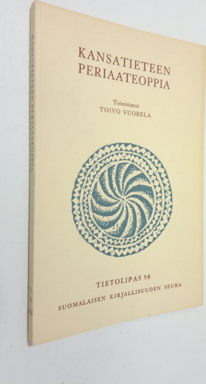 Toivo (toim.) Vuorela : Kansatieteen periaateoppia